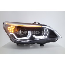 BMW E60 08-11 LCI Projector Head Lamp with Crystal Bar ( G30 Style )